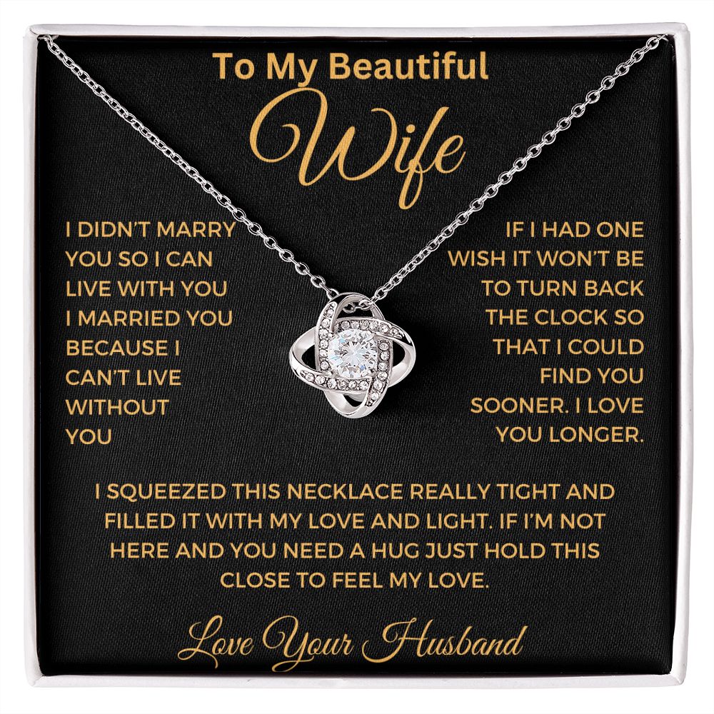 (Almost Sold Out) Gift For Wife - Love Knot Necklace 🎁❤️