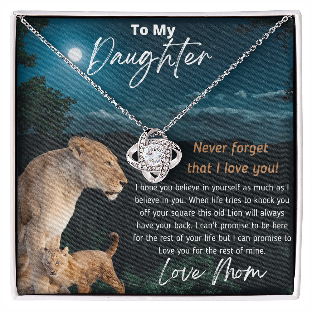 (ALMOST SOLD OUT) To My Daughter | LOVE KNOT NECKLACE 💓💓