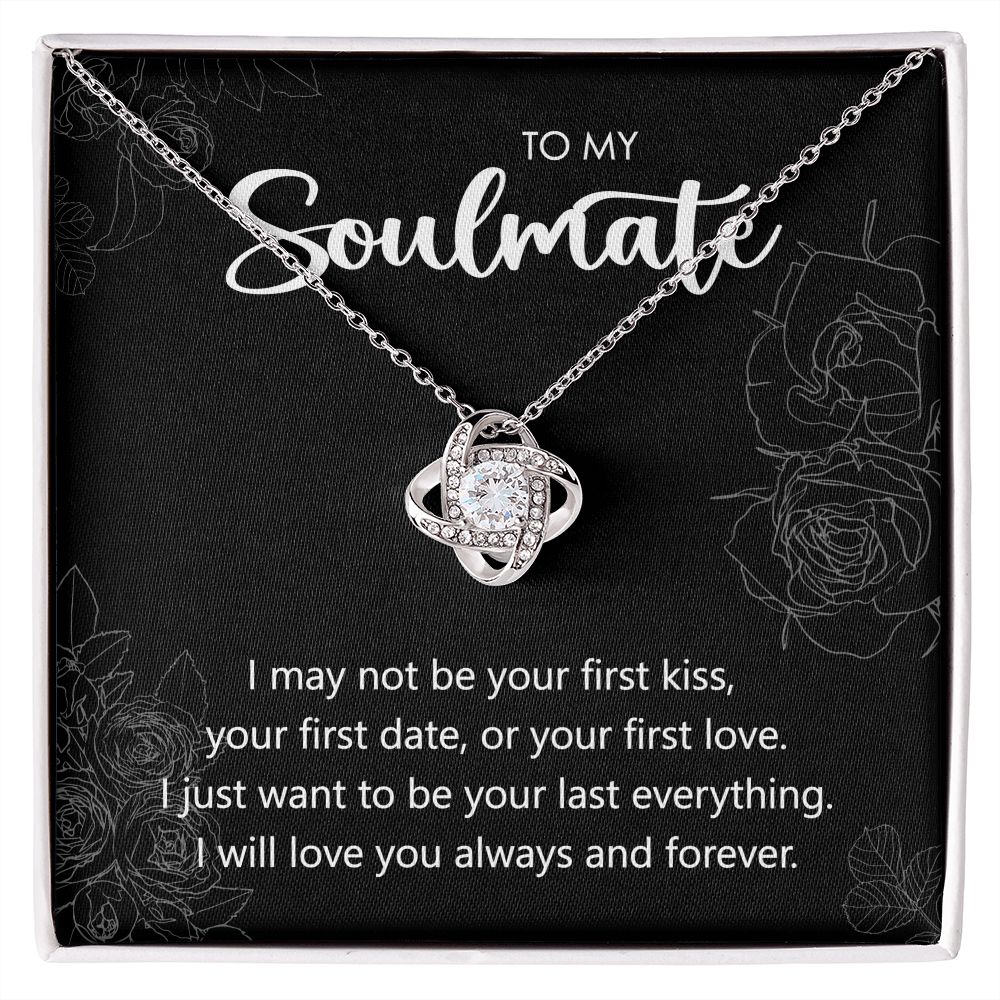 To My Soulmate - Elegant Knot Necklace Gift Set