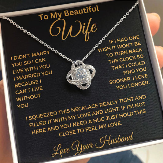 (Almost Sold Out) Gift For Wife - Love Knot Necklace 🎁❤️