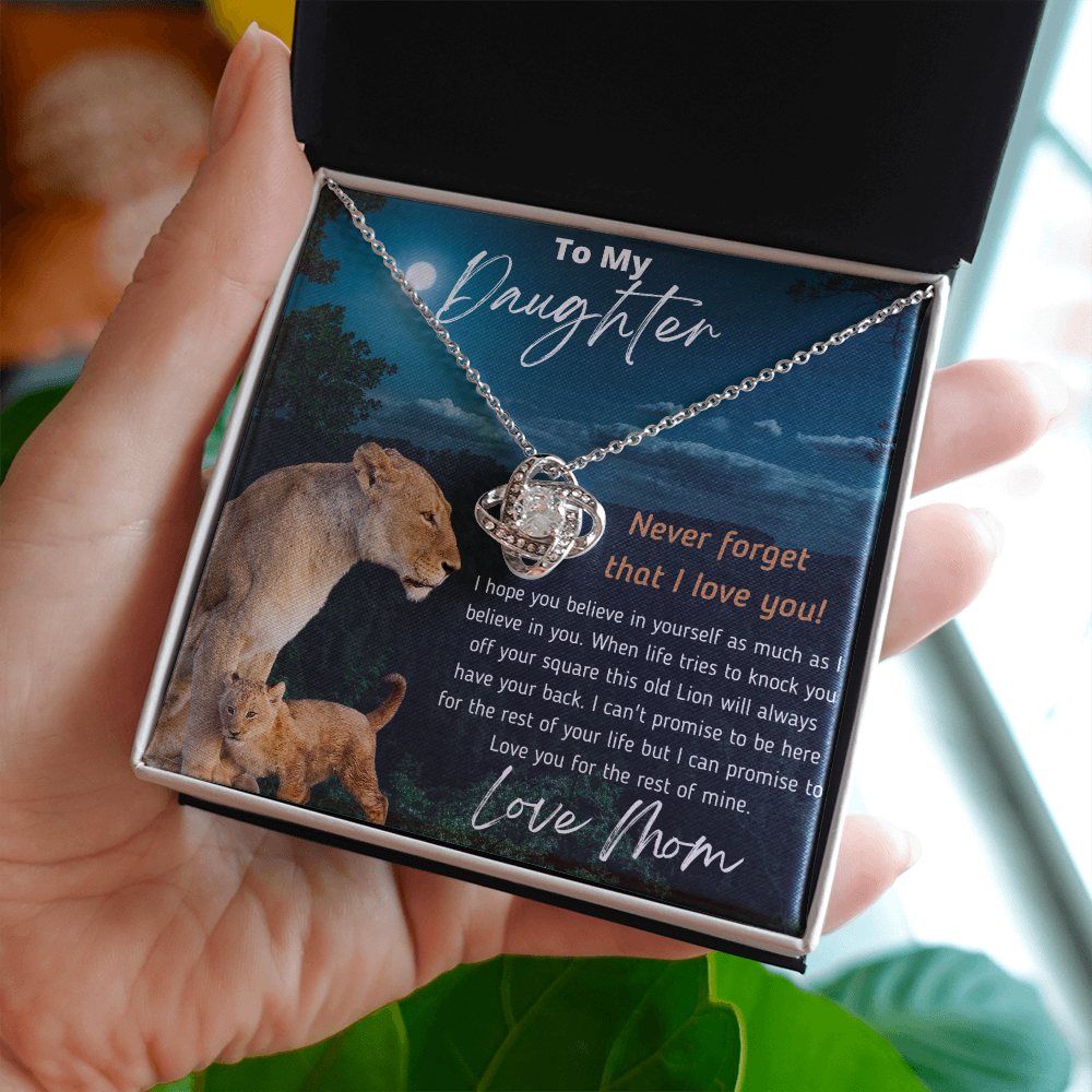 (ALMOST SOLD OUT) To My Daughter | LOVE KNOT NECKLACE 💓💓