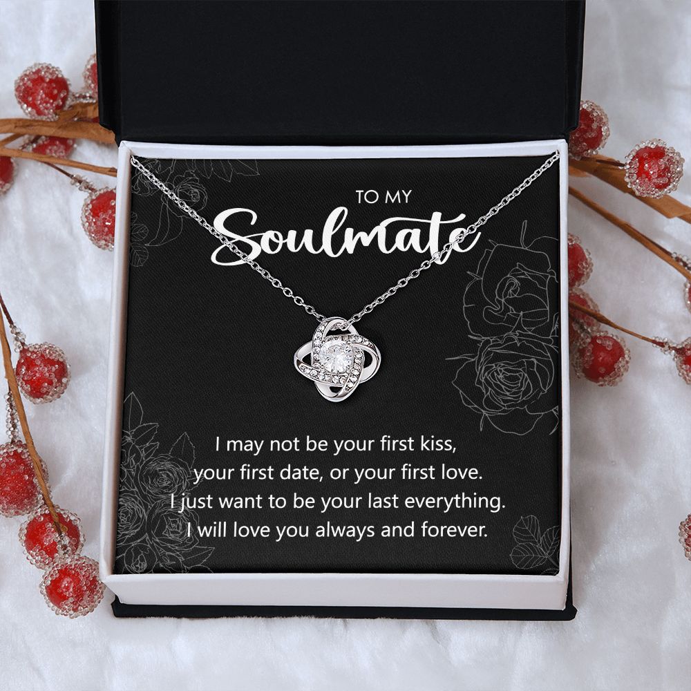 To My Soulmate - Elegant Knot Necklace Gift Set