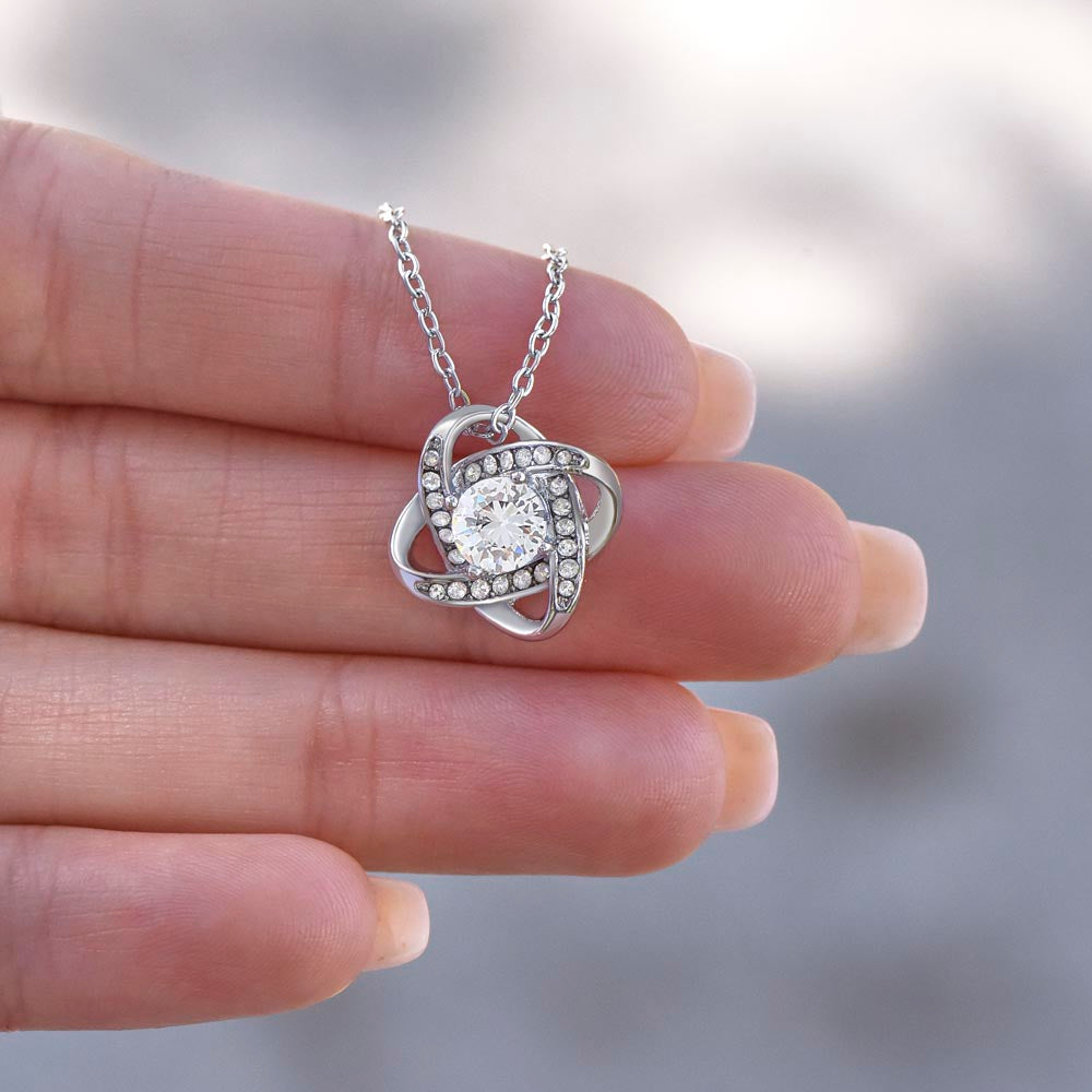 To My Bestie - Every Loss and Every Win -  Premium Love Knot Necklace