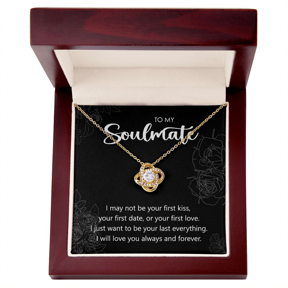 To My Soulmate - Elegant Knot Necklace Gift Set