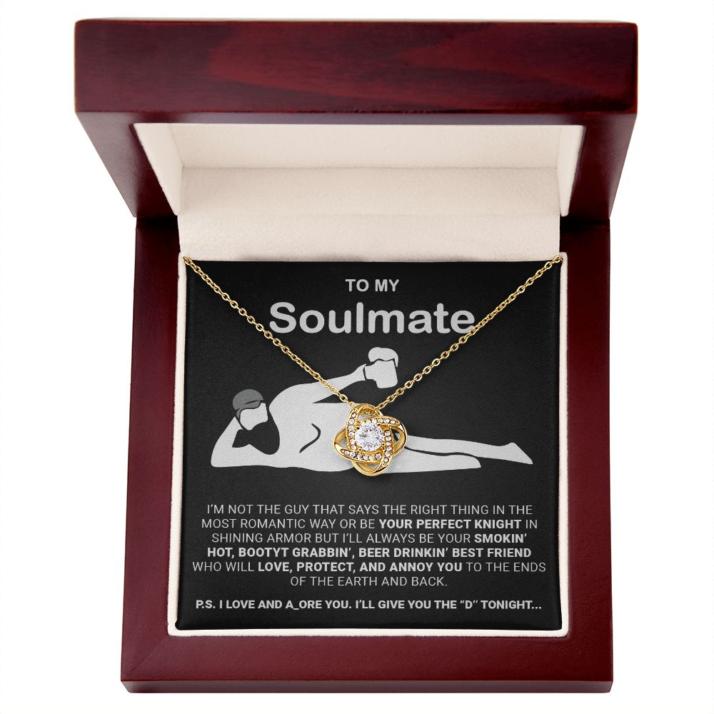 To My Soulmate... | Premium Love Knot Necklace