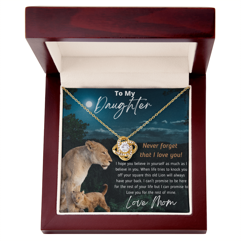 (ALMOST SOLD OUT) To My Daughter | LOVE KNOT NECKLACE 💓💓