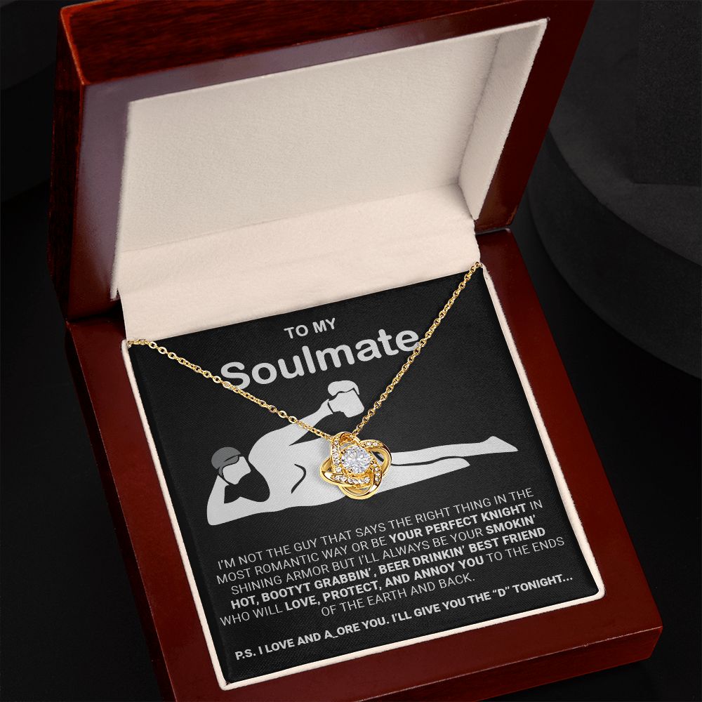 To My Soulmate... | Premium Love Knot Necklace