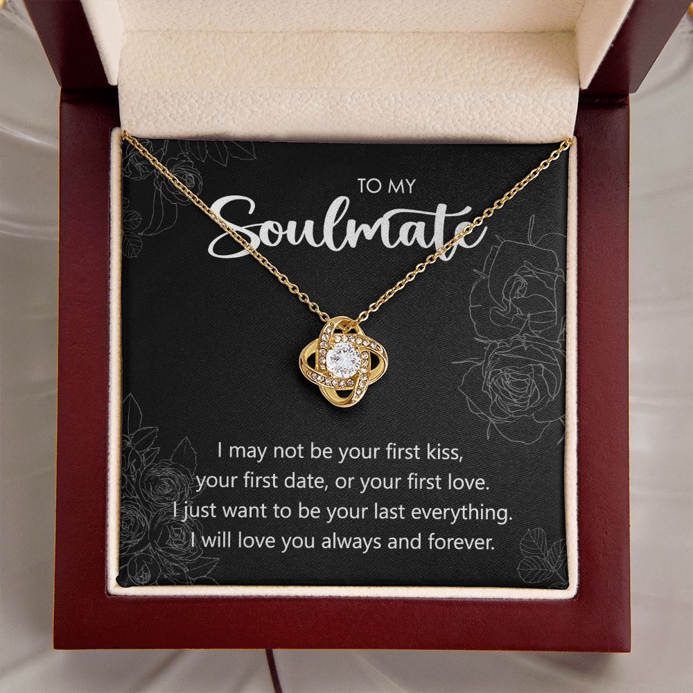 To My Soulmate - Elegant Knot Necklace Gift Set