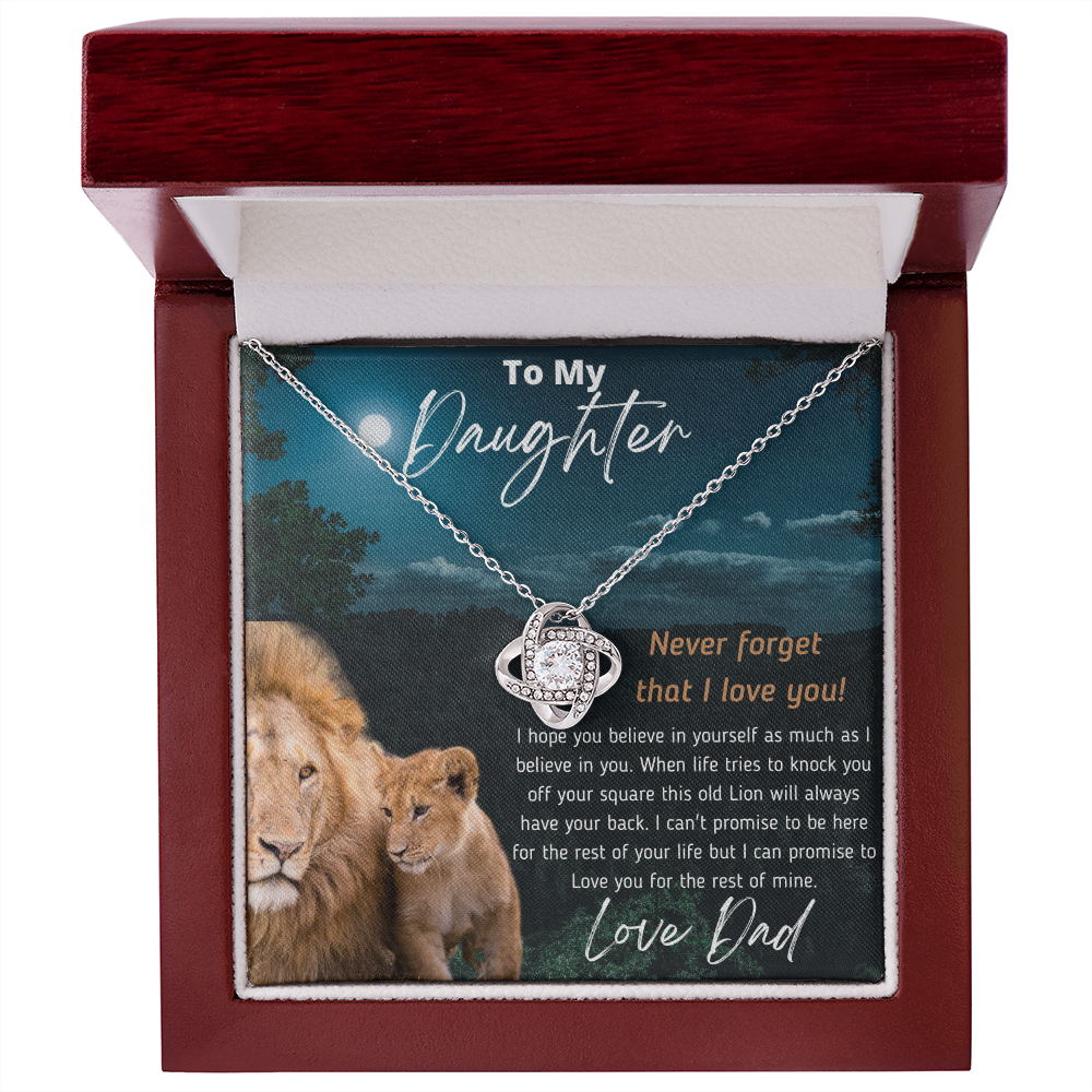 To My Daughter | LOVE KNOT NECKLACE 💓 (ALMOST SOLD OUT)