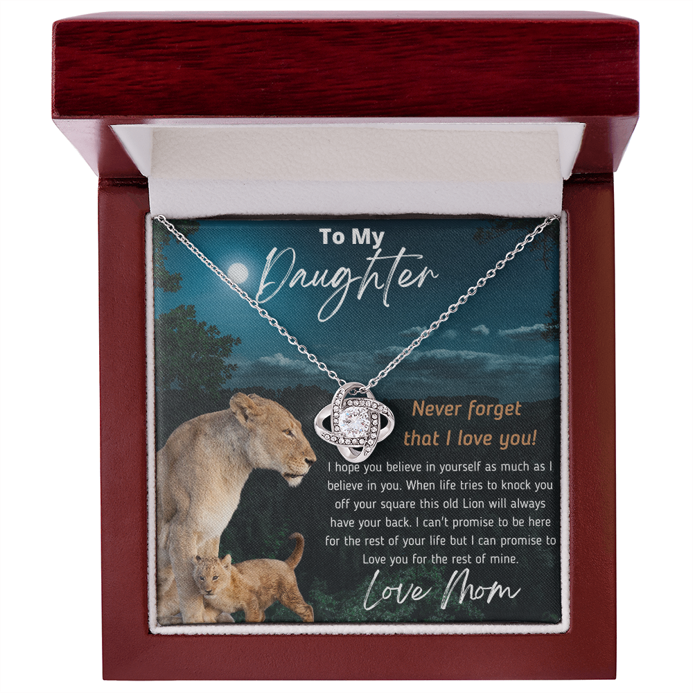 (ALMOST SOLD OUT) To My Daughter | LOVE KNOT NECKLACE 💓💓