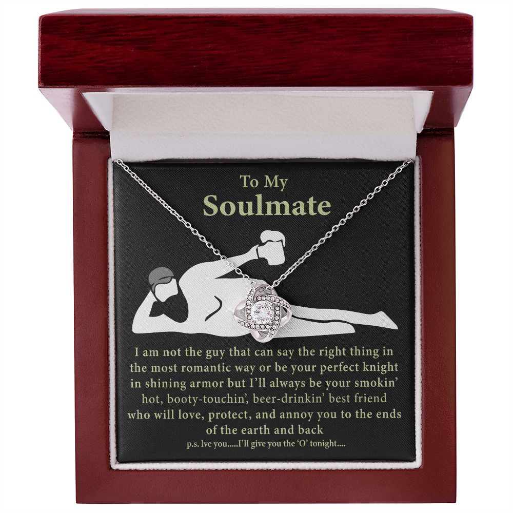 To My Soulmate | Best Friends | Love Knot Necklace