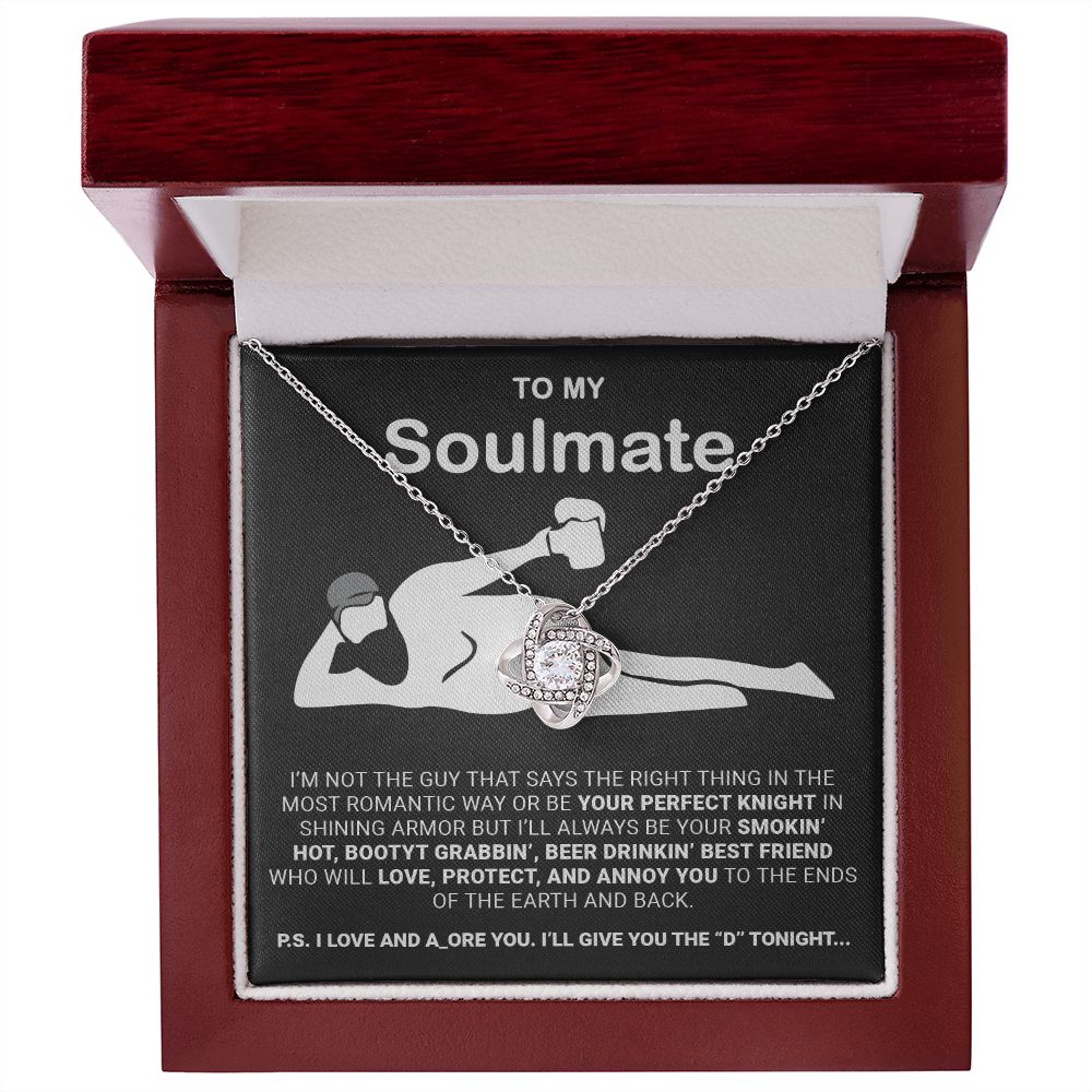 To My Soulmate... | Premium Love Knot Necklace