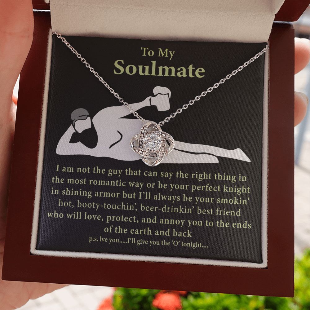 To My Soulmate | Best Friends | Love Knot Necklace