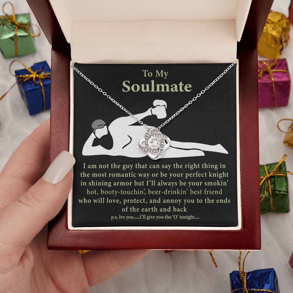 To My Soulmate | Best Friends | Love Knot Necklace