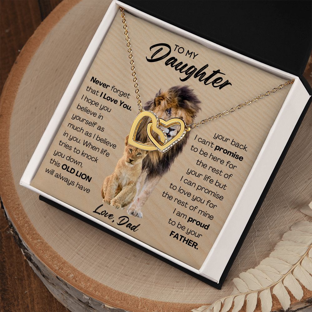[Almost Sold Out] To My Daughter - This Old Lion Will Always Have Your Back - Interlocking Hearts