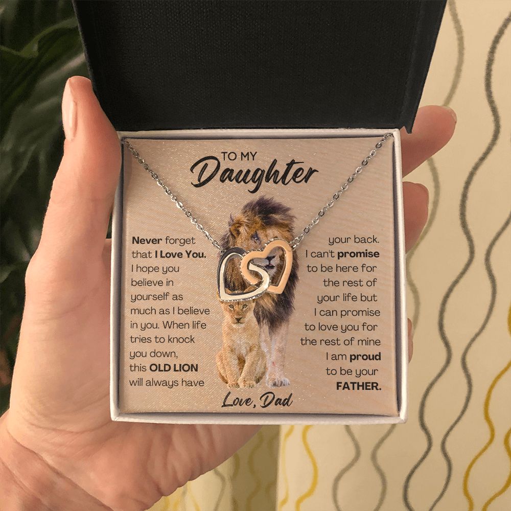 [Almost Sold Out] To My Daughter - This Old Lion Will Always Have Your Back - Interlocking Hearts