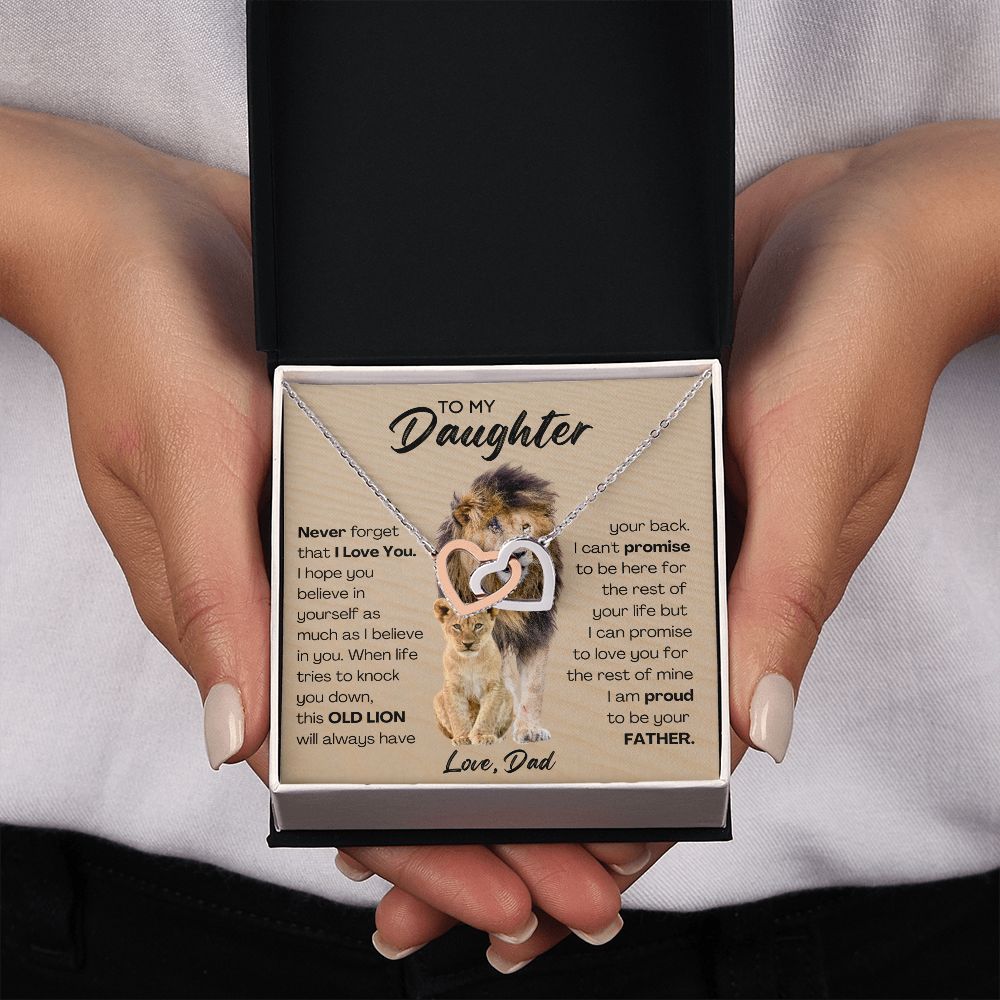 [Almost Sold Out] To My Daughter - This Old Lion Will Always Have Your Back - Interlocking Hearts