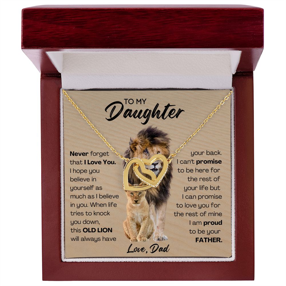 [Almost Sold Out] To My Daughter - This Old Lion Will Always Have Your Back - Interlocking Hearts