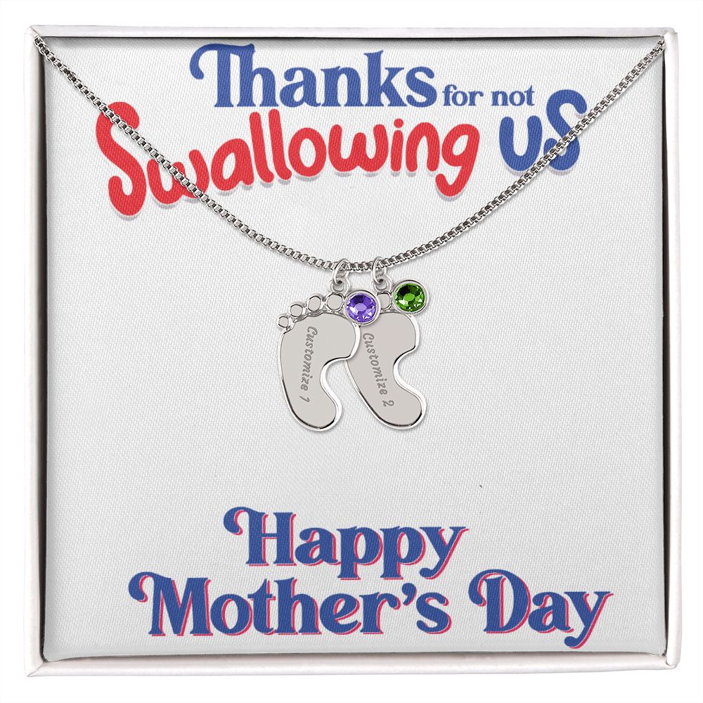 Mother's Day Gift - Funny Baby Feet - Customize It Today