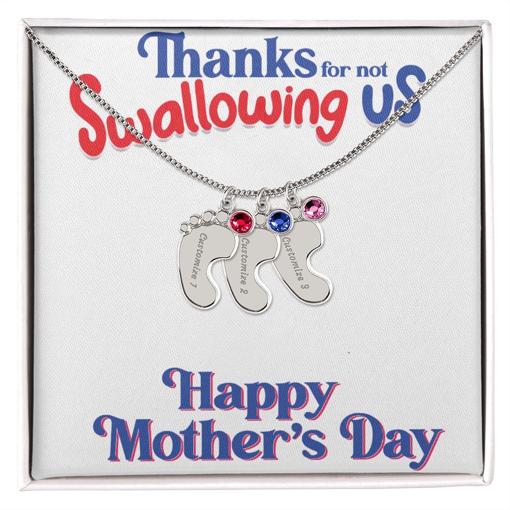 Mother's Day Gift - Funny Baby Feet - Customize It Today