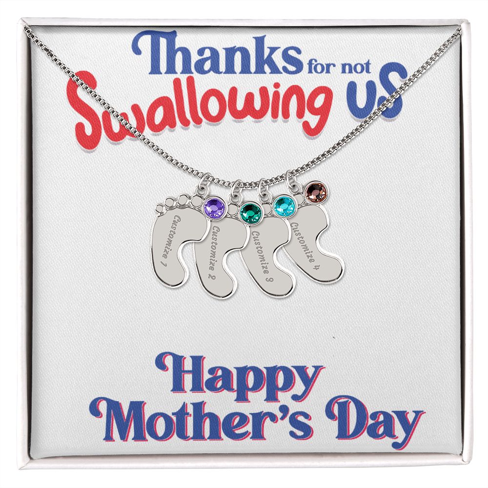 Mother's Day Gift - Funny Baby Feet - Customize It Today