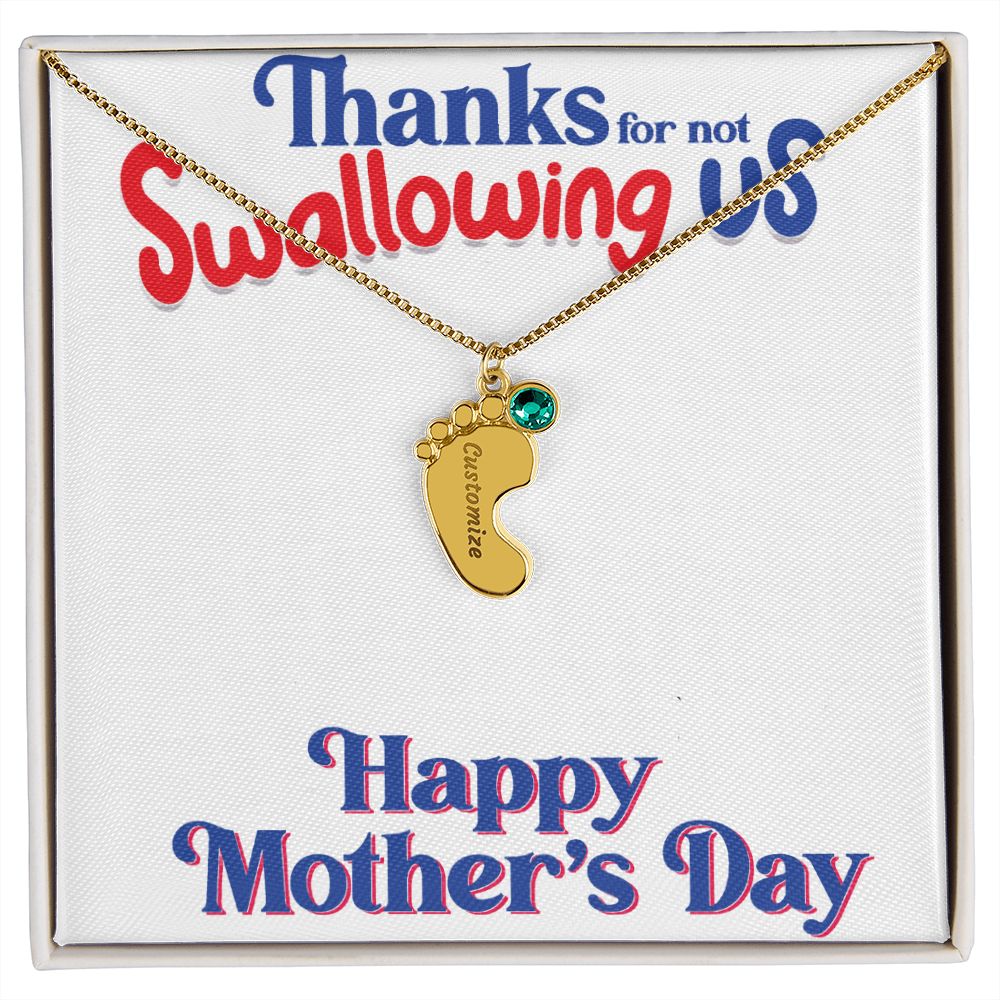 Mother's Day Gift - Funny Baby Feet - Customize It Today
