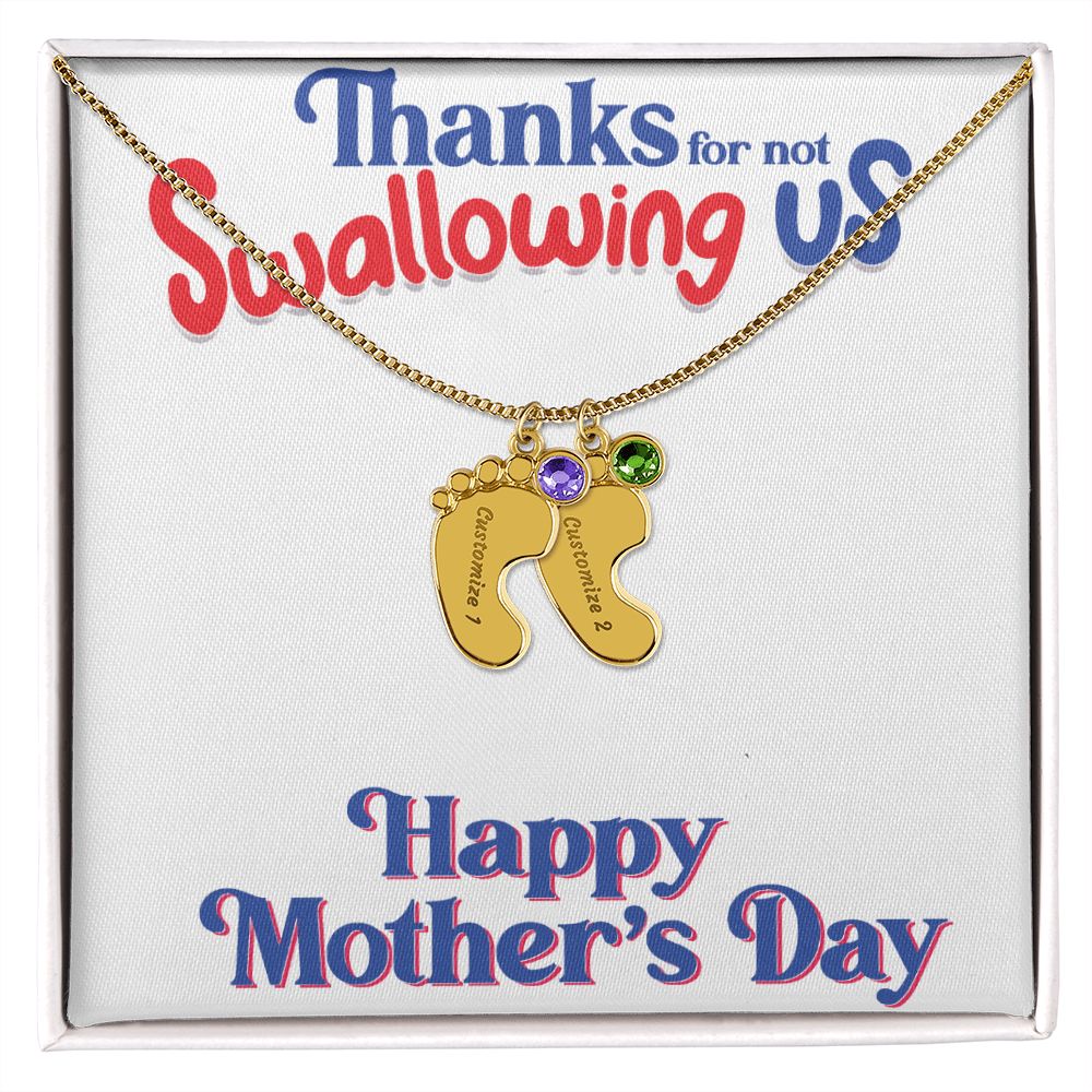 Mother's Day Gift - Funny Baby Feet - Customize It Today