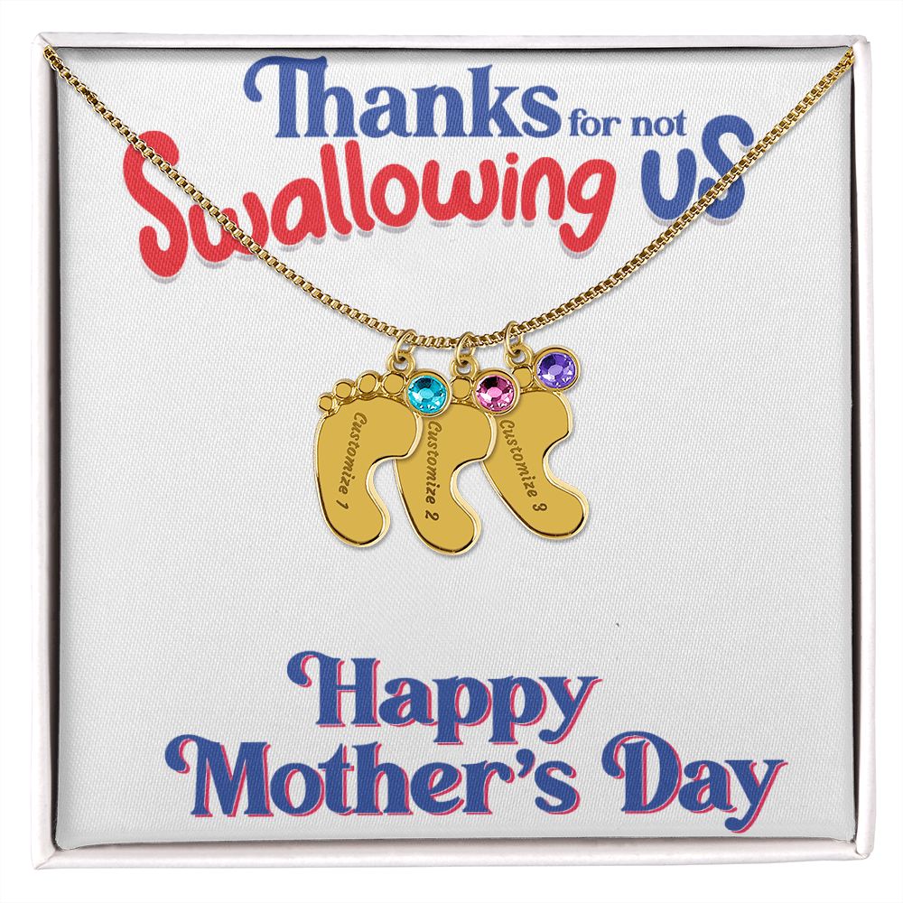 Mother's Day Gift - Funny Baby Feet - Customize It Today