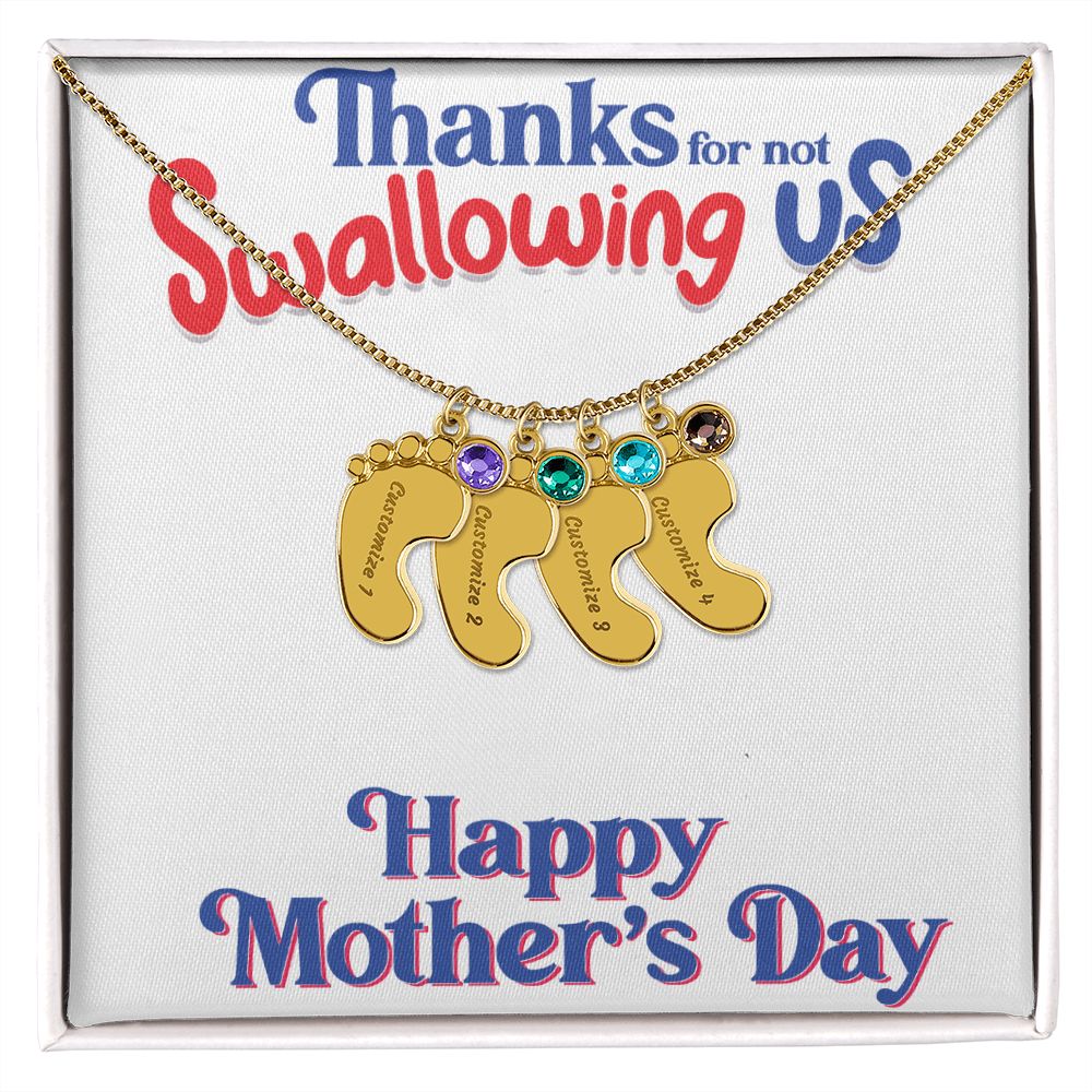 Mother's Day Gift - Funny Baby Feet - Customize It Today