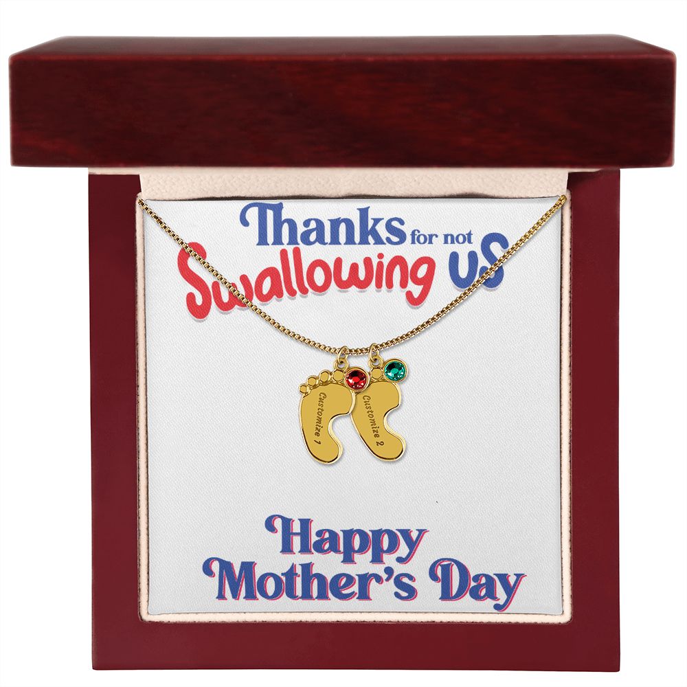 Mother's Day Gift - Funny Baby Feet - Customize It Today