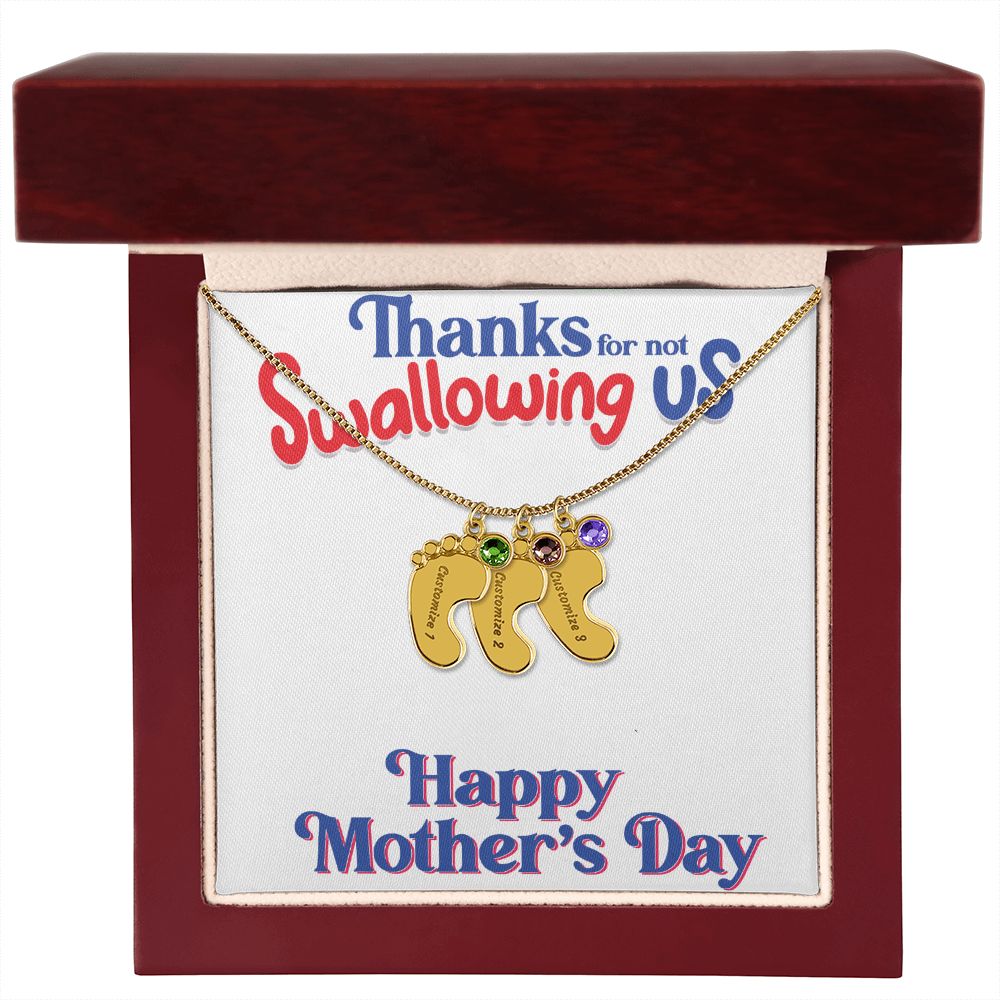Mother's Day Gift - Funny Baby Feet - Customize It Today