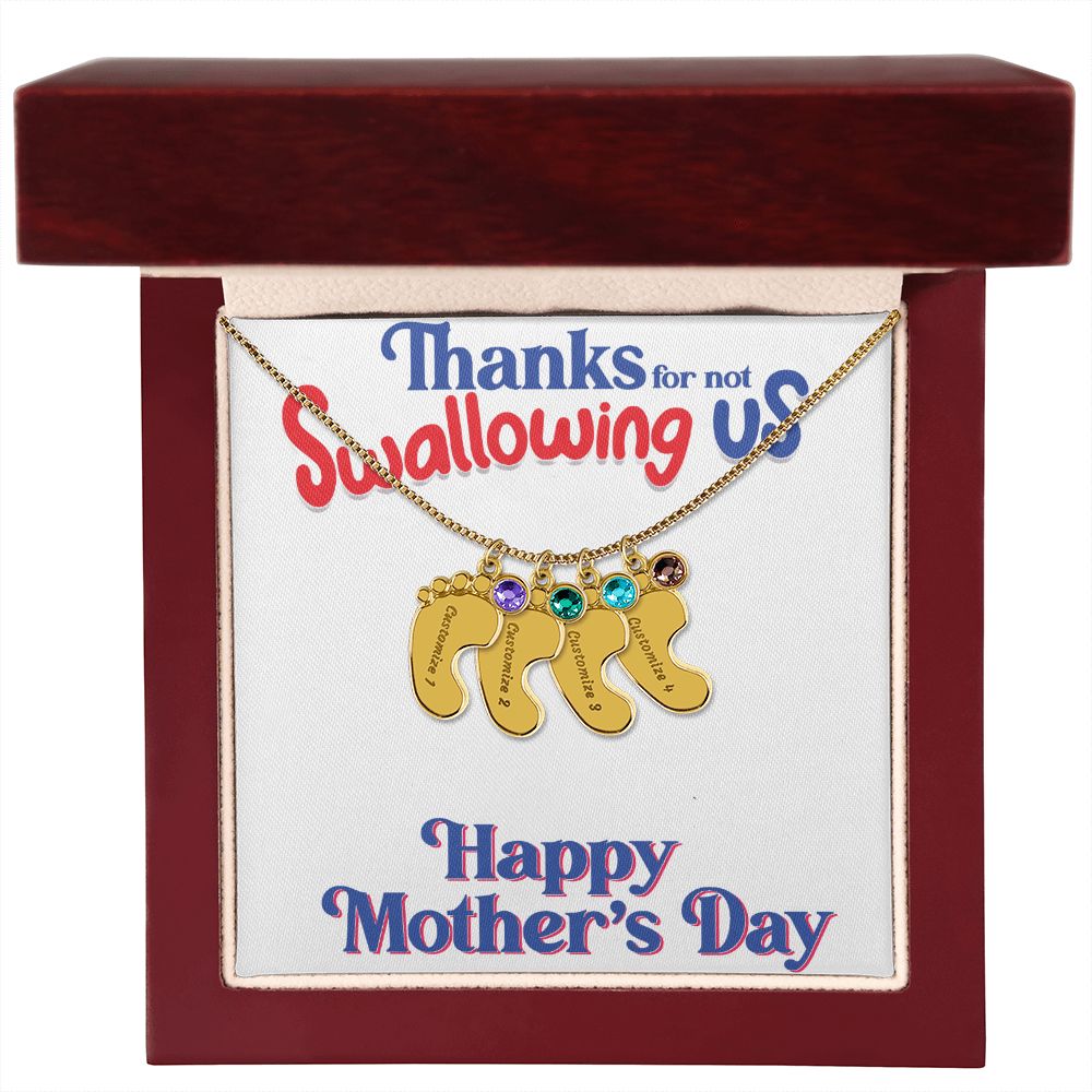 Mother's Day Gift - Funny Baby Feet - Customize It Today