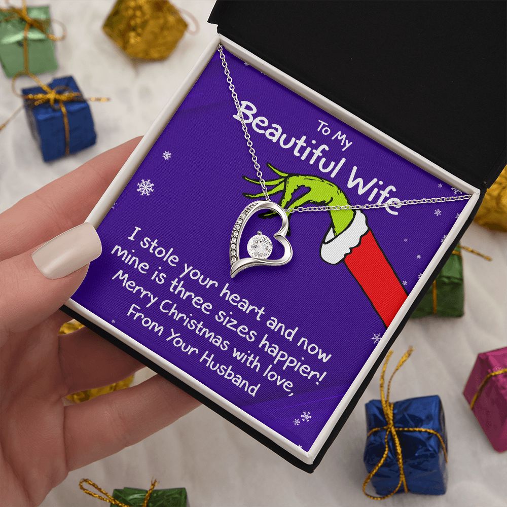 To My Wife (Holiday Card) - Necklace Gift Set