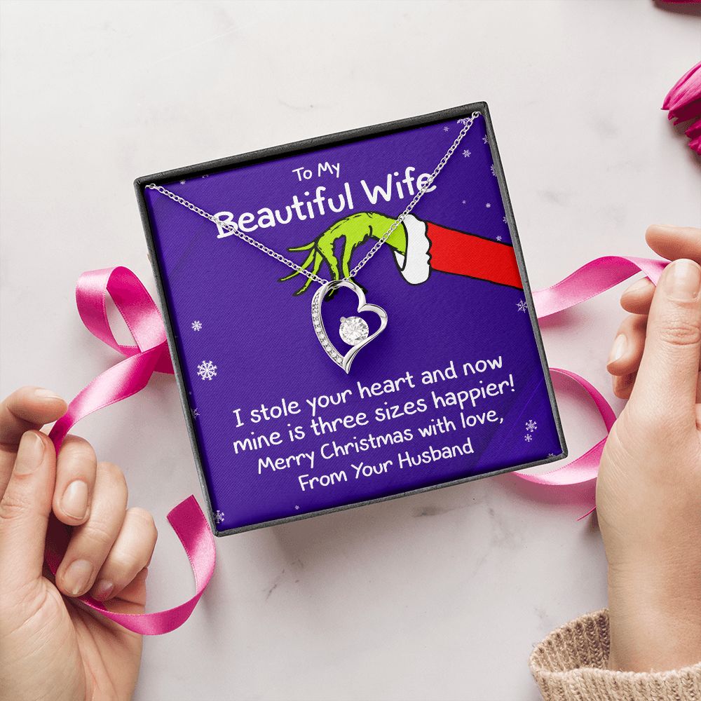 To My Wife (Holiday Card) - Necklace Gift Set