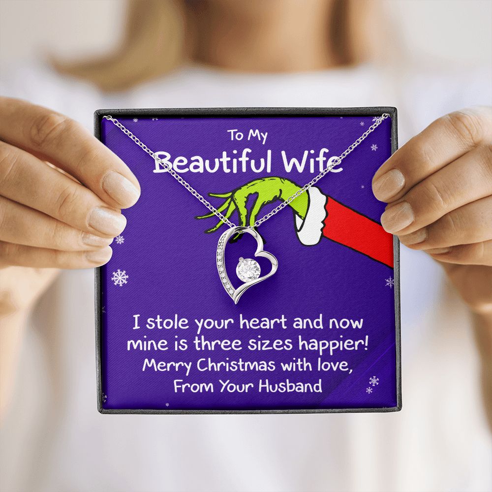To My Wife (Holiday Card) - Necklace Gift Set
