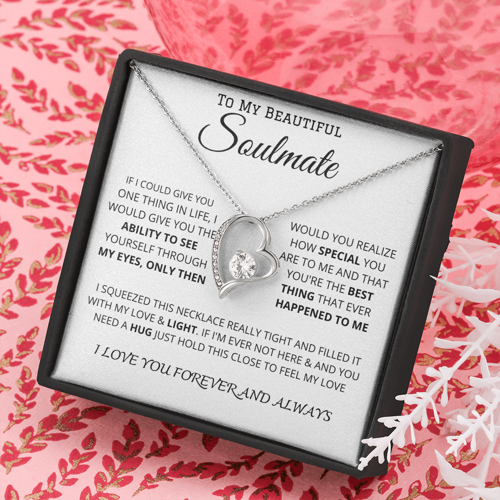 To My Beautiful Soulmate | Forever Love Necklace ❤️
