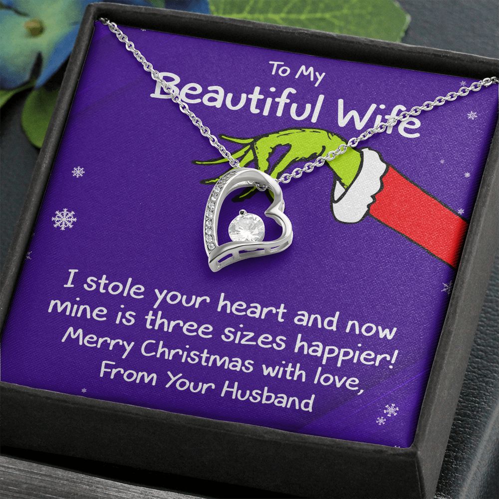 To My Wife (Holiday Card) - Necklace Gift Set