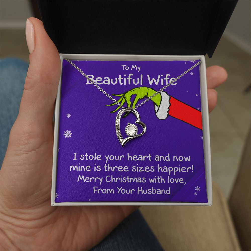 To My Wife (Holiday Card) - Necklace Gift Set