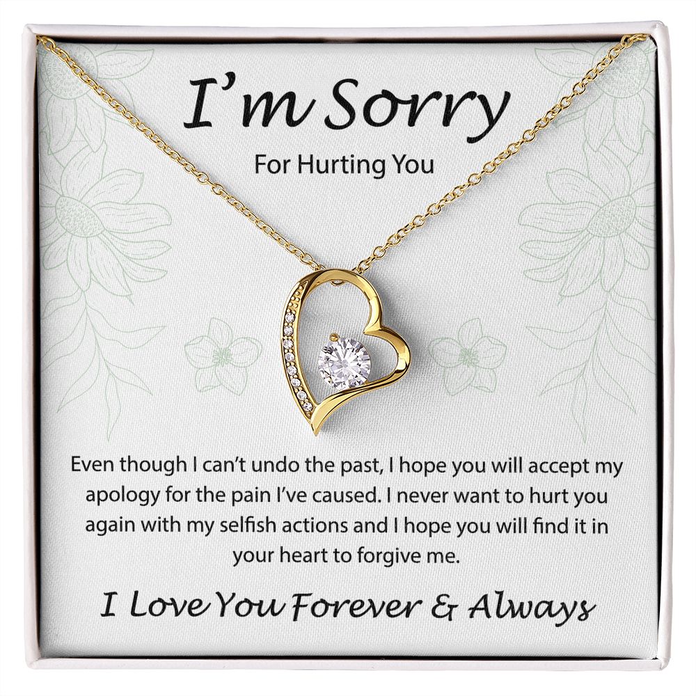 I'm Sorry For Hurting You - Forever Love Necklace