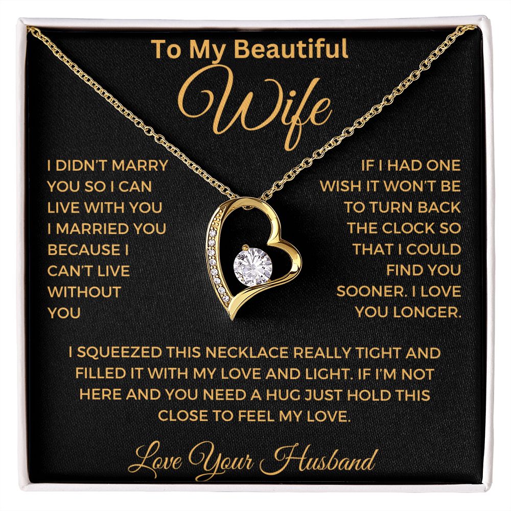 (Almost Sold Out) Gift For Wife - Forever Love Necklace 🎁❤️