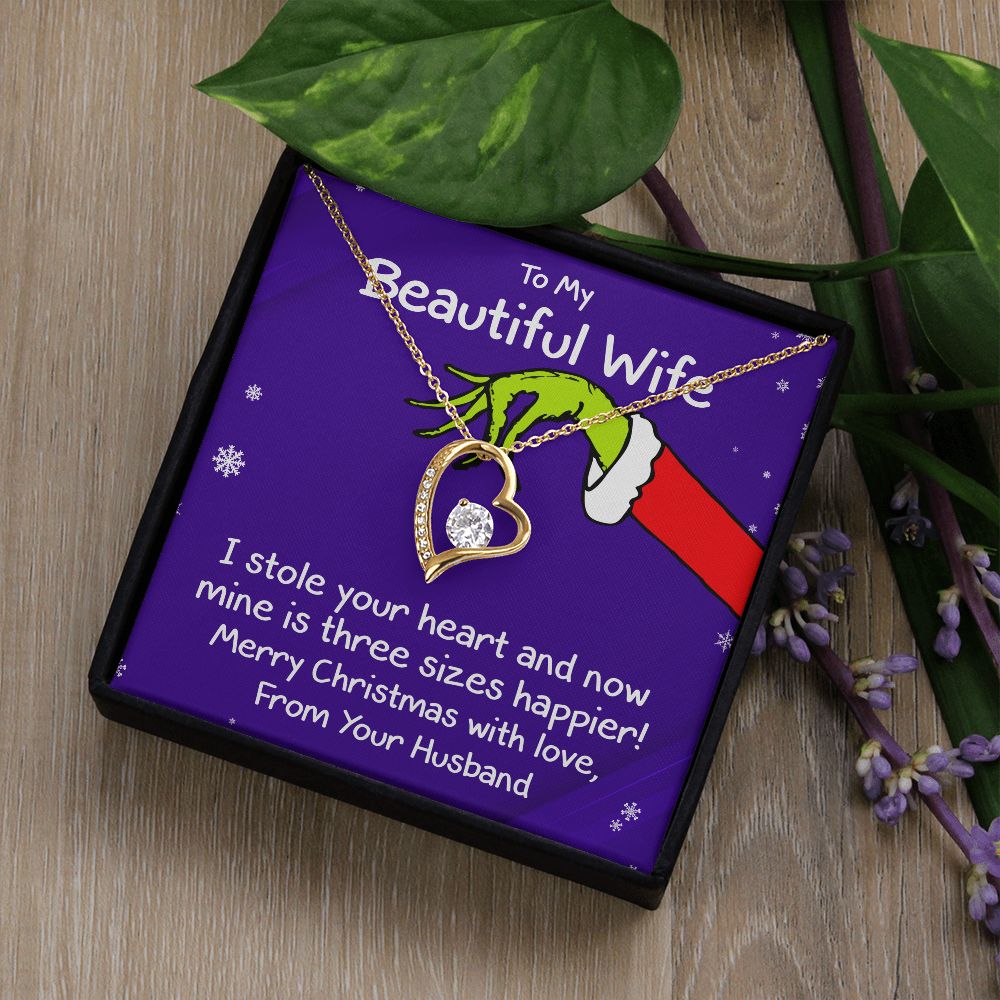 To My Wife (Holiday Card) - Necklace Gift Set