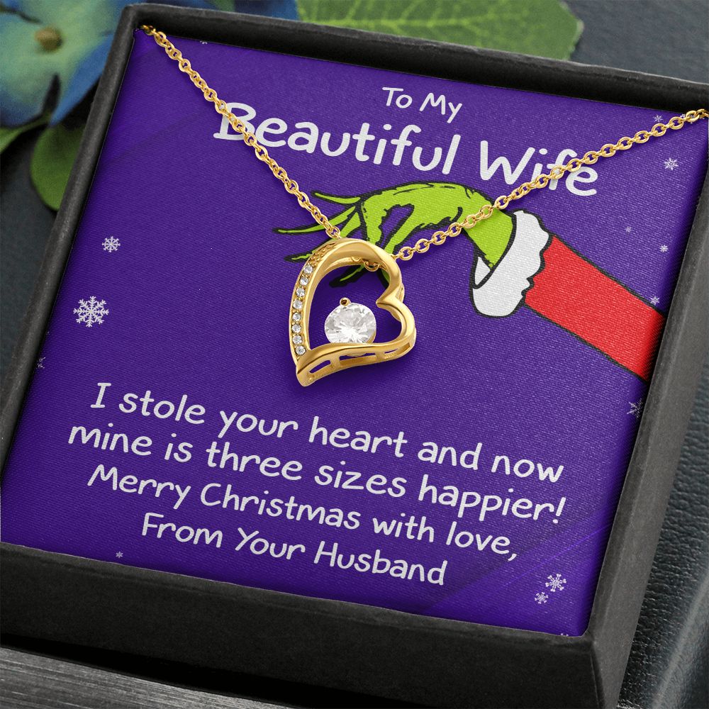 To My Wife (Holiday Card) - Necklace Gift Set
