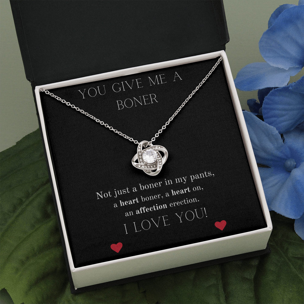 Affection Erection- Love Knot Necklace