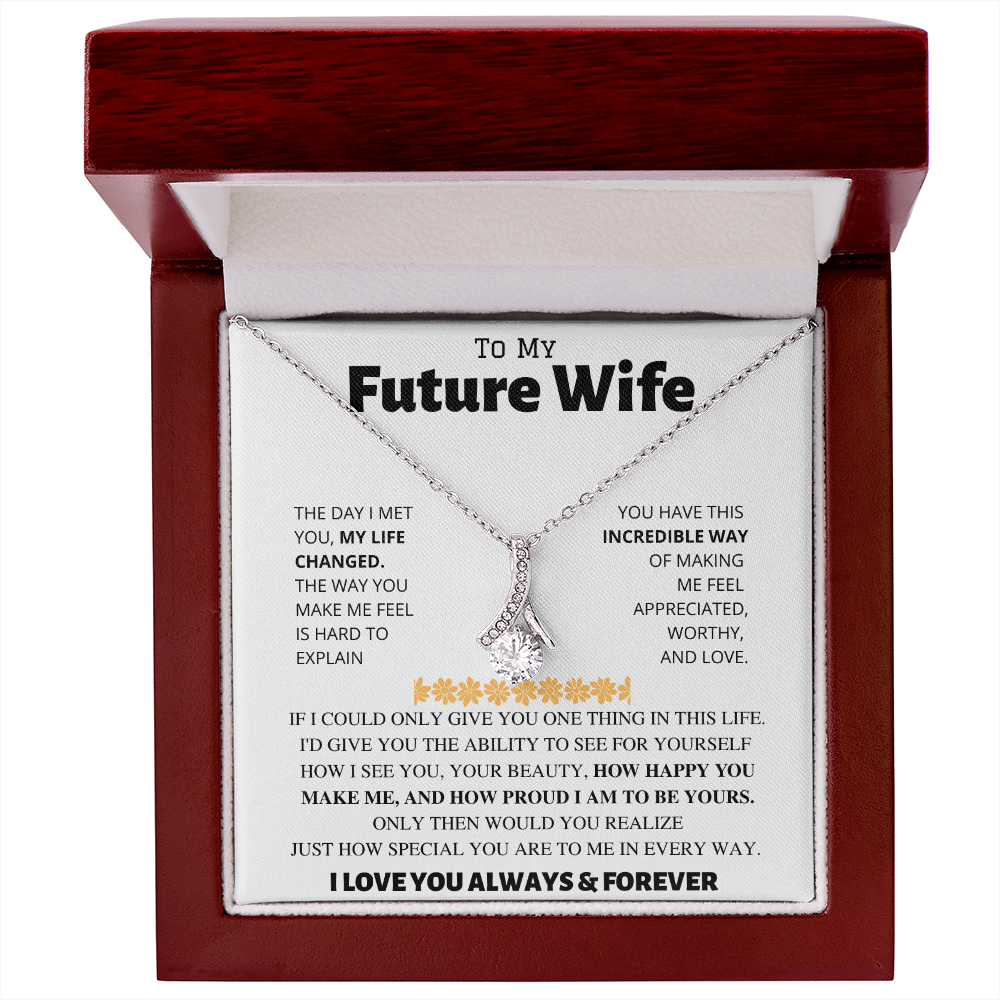 To My Future Wife | Proud To Be Yours | Alluring Beauty Necklace